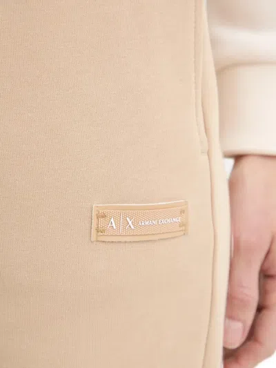 Armani Exchange Drawstring Sweatpants In Neutral
