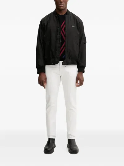 Armani Exchange Zigzag-pattern Sweater In Multi