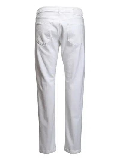 珠饰细节牛仔裤