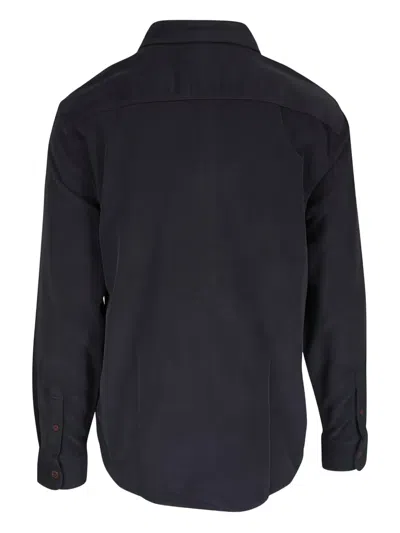 Faherty Buttoned Overshirt In Blue