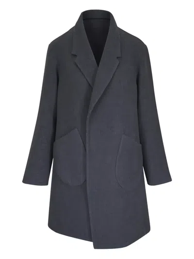 Peter Cohen Janus Coat In Gray