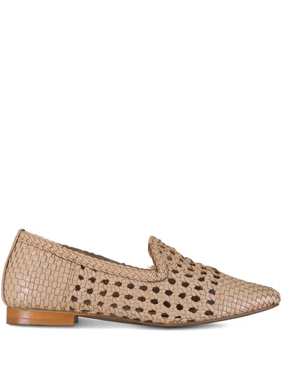 Ron White Carmen Woven Loafers In Neutral