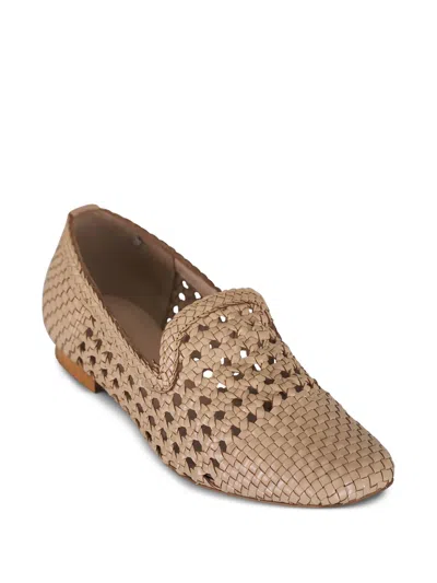 Ron White Carmen Woven Loafers In Neutral
