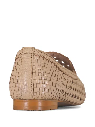 Ron White Carmen Woven Loafers In Neutral