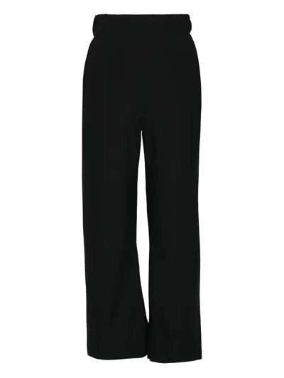Zero + Maria Cornejo Eko Elasticated-waist Trousers In Black