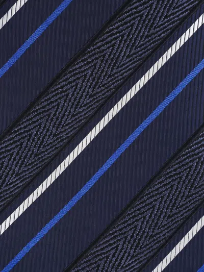 Brioni Striped-pattern Tie In Multi