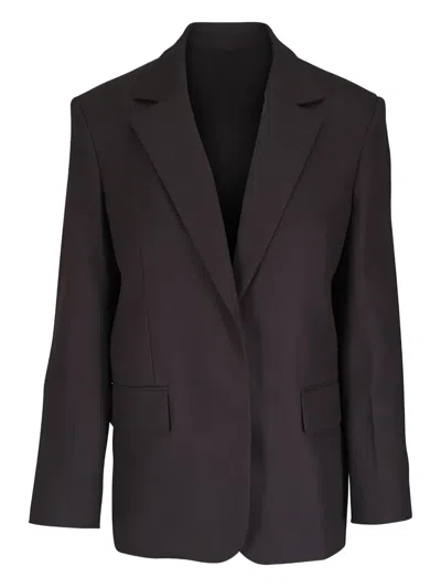 Twp Jillian Notched-lapels Blazer In Brown