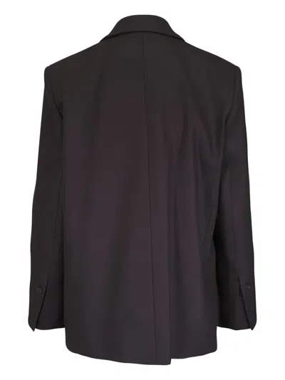 Twp Jillian Notched-lapels Blazer In Brown