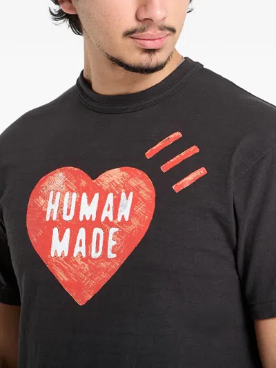 Human Made Graphic-heart T-shirt In Black