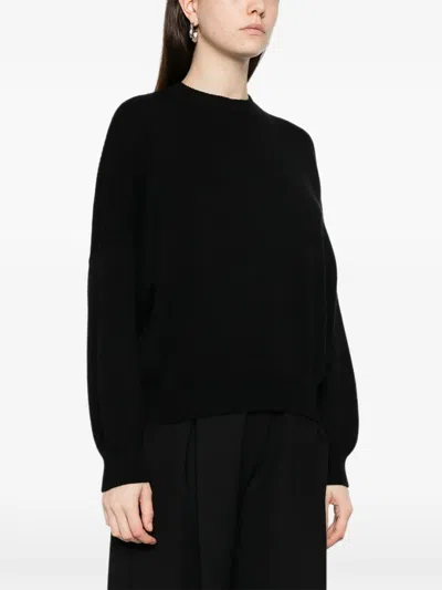 Khaite Margaux Long-sleeve Sweater In Black