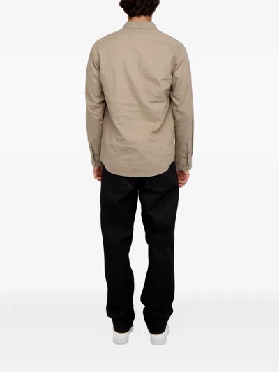 Zadig & Voltaire Sid Button Shirt In Neutral