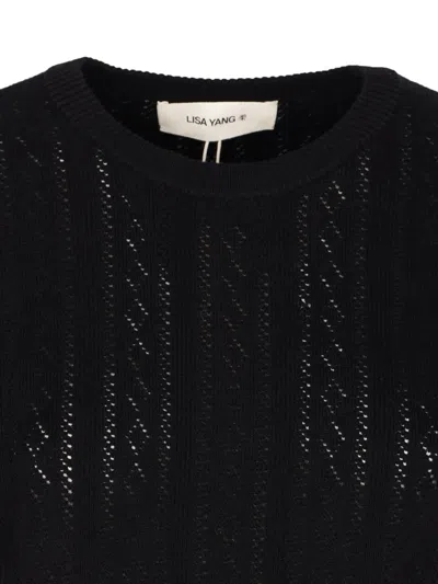 Lisa Yang Nika Short-sleeved T-shirt In Black