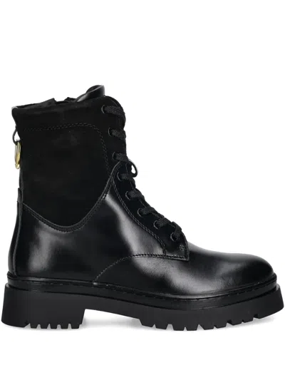 Gant Lace-up Combat Boots In Black