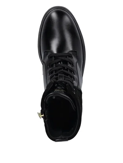 Gant Lace-up Combat Boots In Black