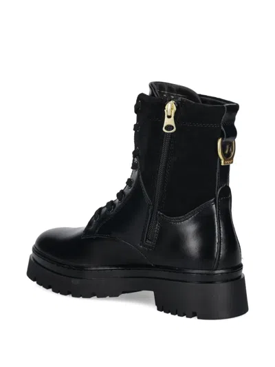 Gant Lace-up Combat Boots In Black