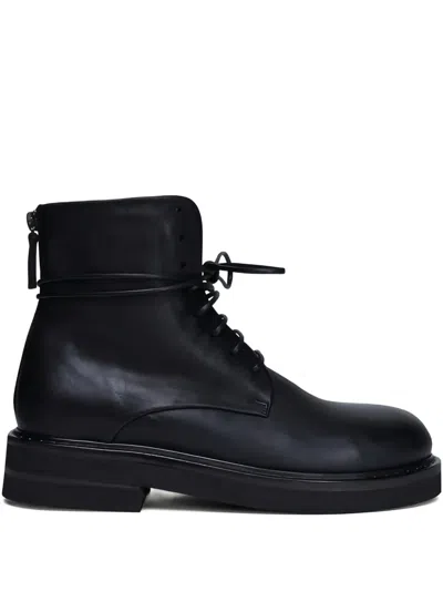 Marsèll Parrucca Lace-up Tall Boots In Black