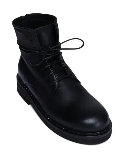 Marsèll Parrucca Lace-up Tall Boots In Black
