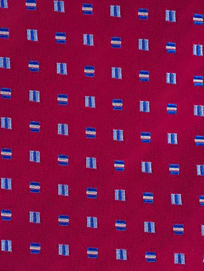 Eton Dotted Tie In Red