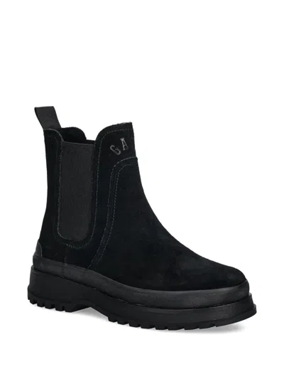 Gant Pull-tab Chelsea Boots In Black