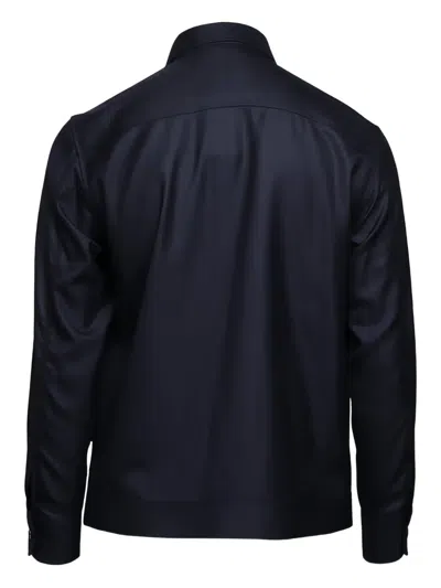 Brioni Collar Shirt In Black