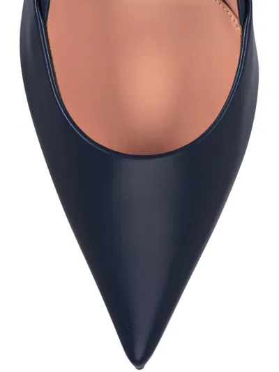 Gianvito Rossi Ascent Pointed Sling Sandals In Black