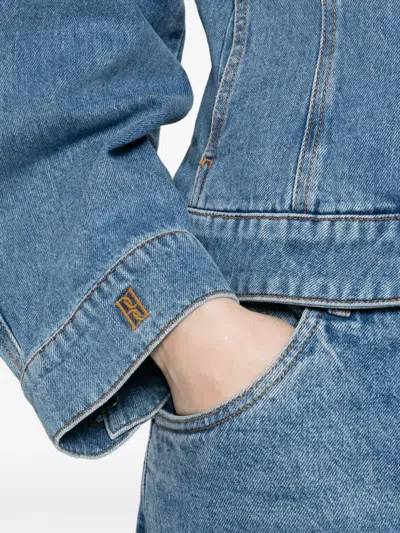 By Malene Birger Villies Denim Jacket In Blue
