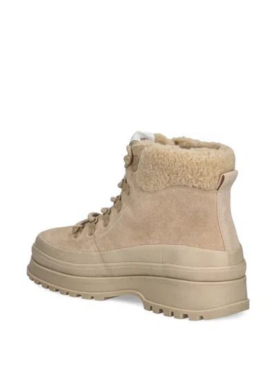 Gant Wintly Lace-up Ankle Boots In Neutral