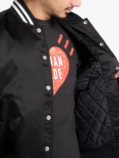 Human Made Heart-detail Jacket In Black