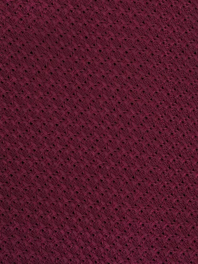 Robert Jensen Textured Tie In Burgundy