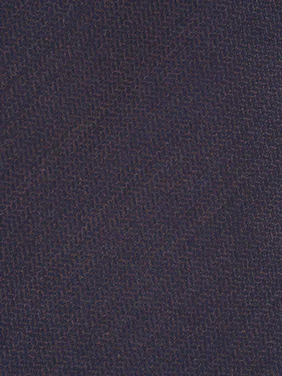 Canali Chevron-pattern Tie In Brown