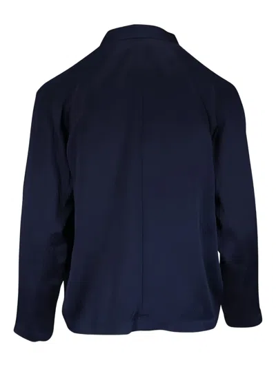 Zero + Maria Cornejo Evi Blouse In Blue