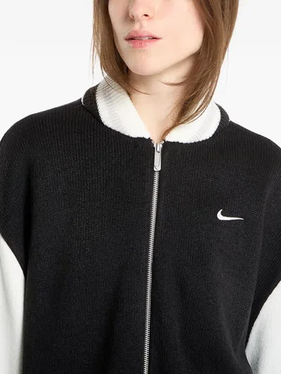 Nike 95 Zip-up Cardigan In Black