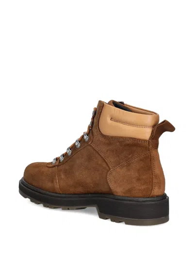Gant Lace-up Panelled Ankle Boots In Multi