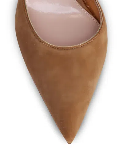 Gianvito Rossi Dorado Mekong Ankle Strap Pointed Pumps 95mm In Multi