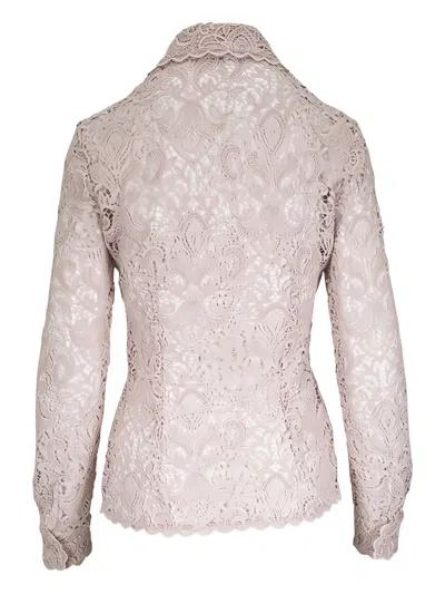 Etro Lace Shirt In Pink