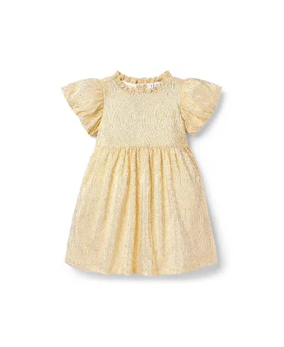 Janie And Jack Girls' The Golden Moment Dress - Baby, Little Kid, Big Kid In Multi
