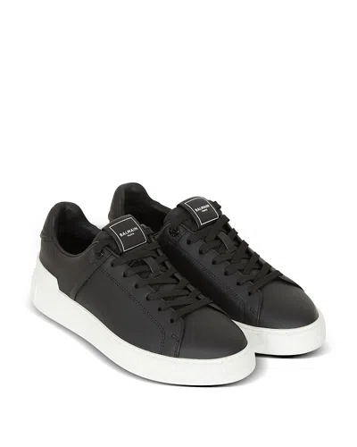 Balmain B-court Low-top Sneaker In Black