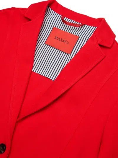 LOGO-APPLIQUÉ CROPPED BLAZER