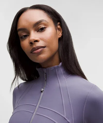 Lululemon Womens Grape Mist Define Nulu High-neck Stretch-woven Jacket In Purple