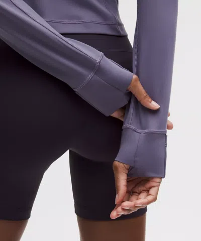 Lululemon Womens Grape Mist Define Nulu High-neck Stretch-woven Jacket In Purple