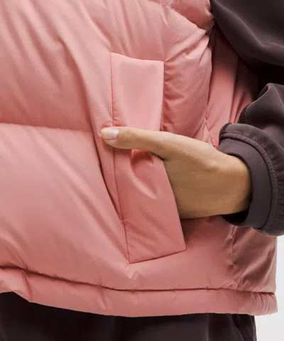 Lululemon Wunder Puff 600-down-fill Cropped Vest