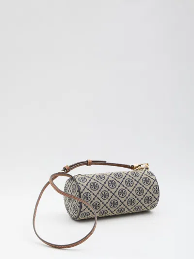 Tory Burch Monogrammed Cylinder Crossbody Bag In Multi