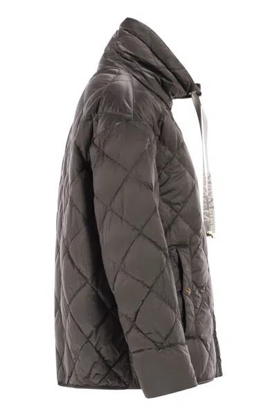 Max Mara The Cube Mtcpisoft - Padded Jacket In Water-repellent Canvas In Black