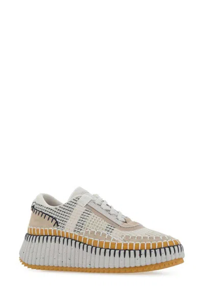 Chloé Nama Sneakers In Brown