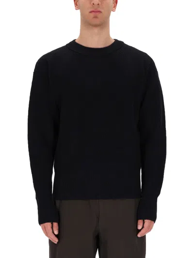 Lemaire Wool Jersey. In Black
