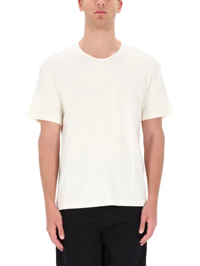 Lemaire Oversized Cotton T-shirt In White