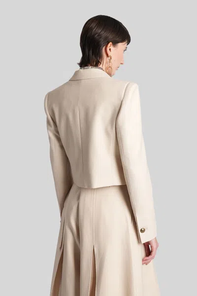 Zimmermann Blazer In Straight Cut In Neutral