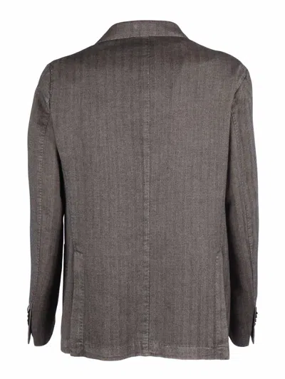 L.b.m 1911 L.b.m. 1911 Single-breasted Jacket In Gray