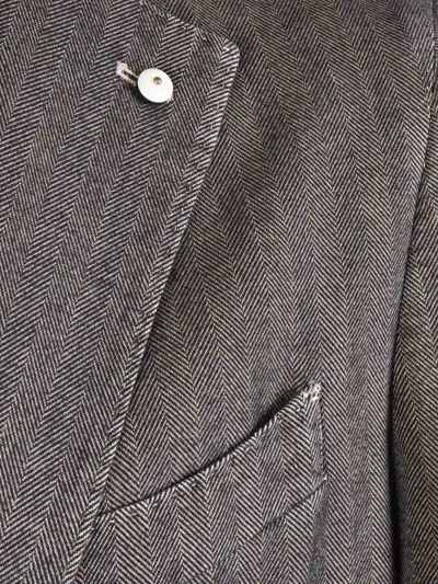 L.b.m 1911 L.b.m. 1911 Single-breasted Jacket In Gray