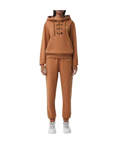 Burberry Horseferry Print Jogging Pants In Brown